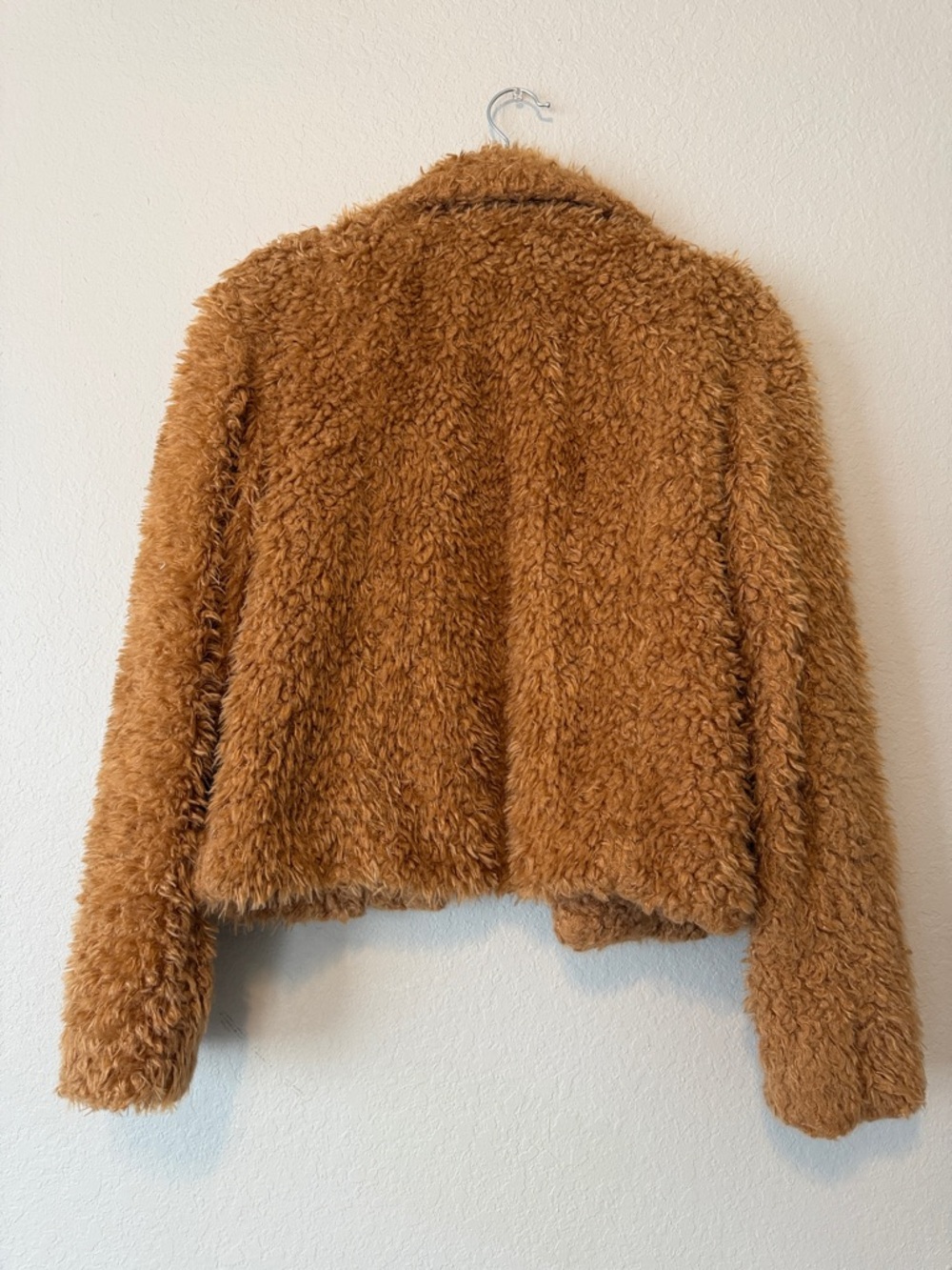 Blank NYC Camel Faux-Sherpa Teddy Jacket - Picture 6 of 6